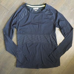 Mesh Paneled Workout Long Sleeve